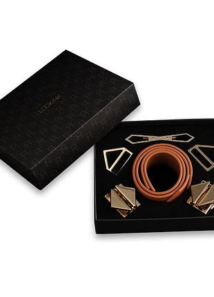 Наручники lockink wristcuffs/anklecuffs brown set 8