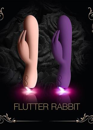 Вибратор-кролик rocks off flutter rabbit pink 5