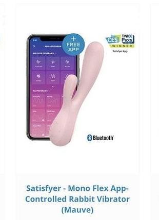 Вибратор кролик satisfyer mono flex red 4