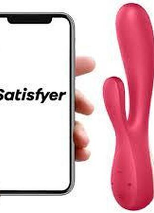 Вибратор кролик satisfyer mono flex red 5