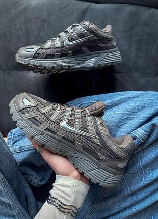Женские кроссовки nike p-6000 brown