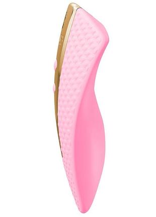 Вибратор клиторальный shunga obi light pink 3