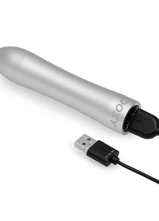 Вибратор мини для клитора doxy bullet silver 3