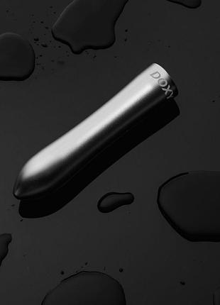 Вибратор мини для клитора doxy bullet silver 6