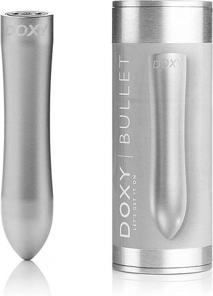 Вибратор мини для клитора doxy bullet silver 9