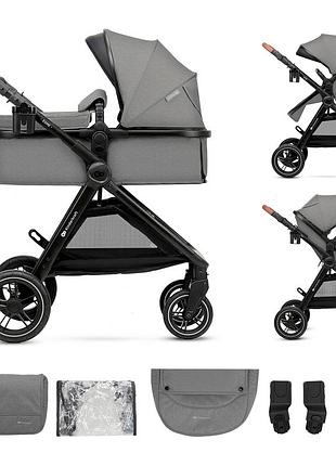 Универсальная коляска 2 в 1 kinderkraft esme grey (ksesme00gry2000)