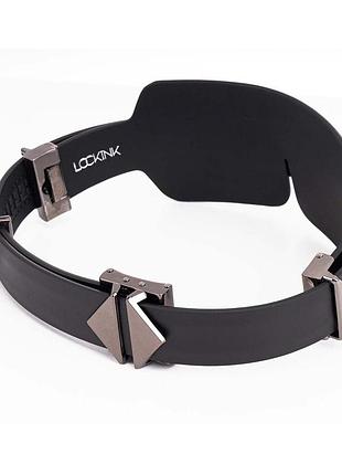 Маска на глаза lockink blindfold kit- black 3