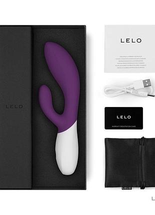 Вибратор кролик lelo ina wave 2 plum 2