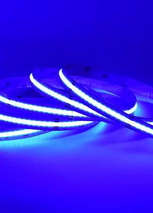Светодиодная лента 12v cob синего цвета 320led/м ip20