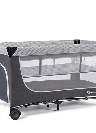 Кровать-манеж kinderkraft leody grey (kcleod00gry0000)