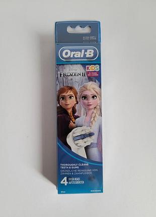 Сменные насадки для детской зубной щетки kids frozen ii от 3 лет 4 шт.