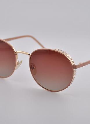 Фирменные солнцезащитные очки eternal polarized et3325 круглые