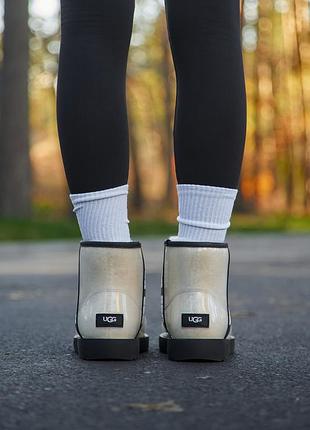 Ugg classic clear mini natural black
