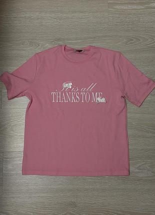 Рожева футболка 100 % cotton