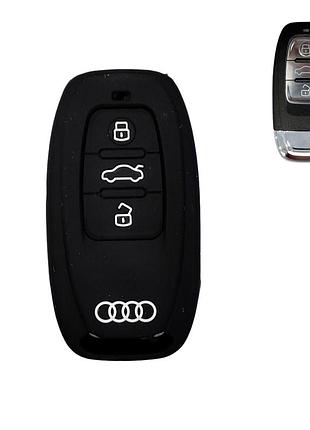 Чехол для ключа audi черный
