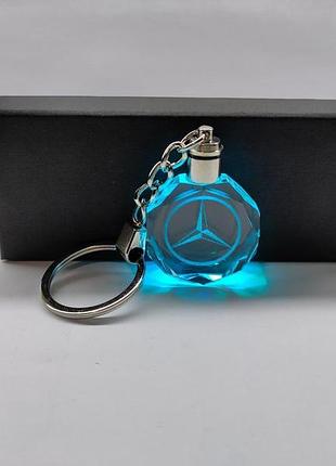 Led брелок кристал mercedes