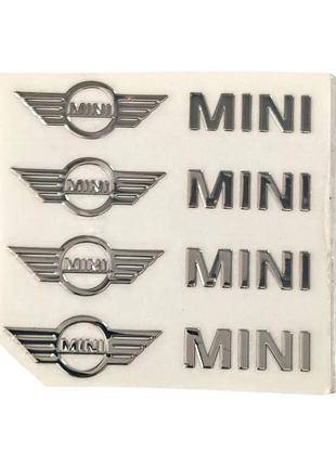 Наклейки металеві mini, 4шт