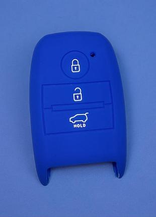 Чехол силиконовый синий