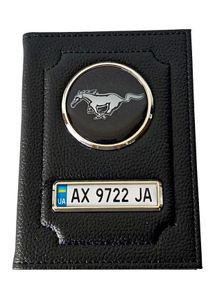 Обложка для автодокументов ford mustang