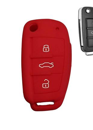 Чехол для ключа audi черный