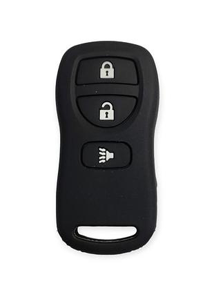Чехол для ключа nissan черный