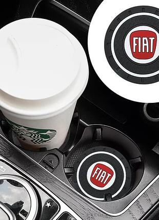 Антискользящий коврик в подстаканники fiat (фіат)