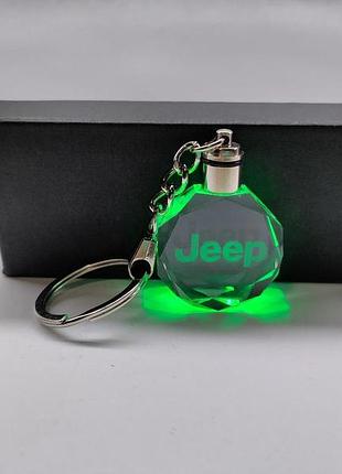Led брелок кристал jeep
