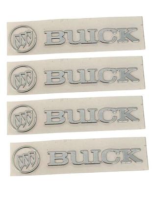 Наклейки металеві buick, 4шт