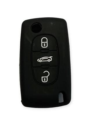 Чохол для ключа citroen чорний