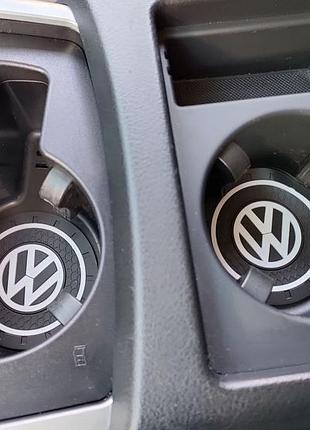 Антискользящий коврик в подстаканники volkswagen (фольксваген)