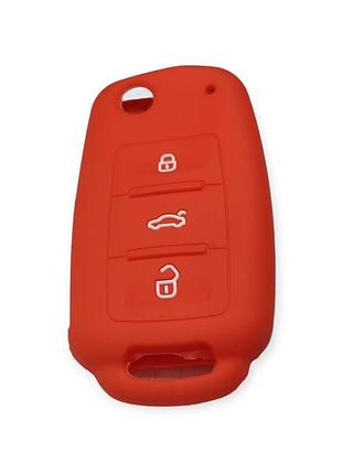 Чехол для ключа seat красный