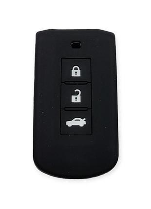 Чехол для ключа mitsubishi черный