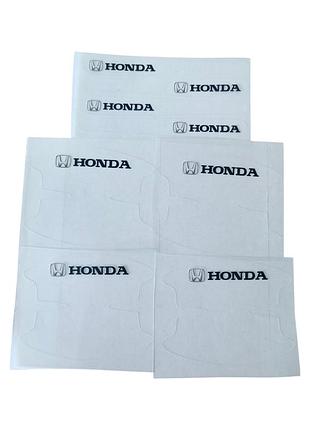 Защитная пленка под ручки на ручки авто с логотипом honda, защита от царапин