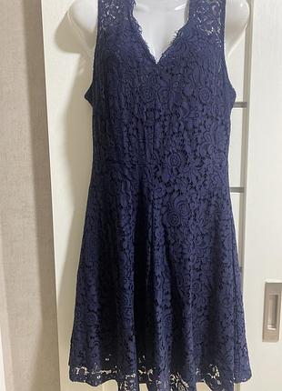 Плаття натуральне мереживо бренда h&m етікетка