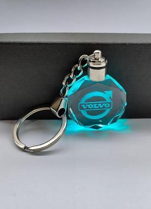 Led брелок кристал volvo