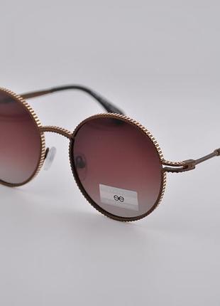 Фирменные солнцезащитные очки eternal polarized et3337 круглые