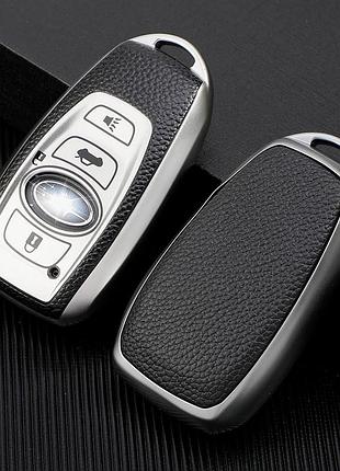 Чехол для ключа subaru серый