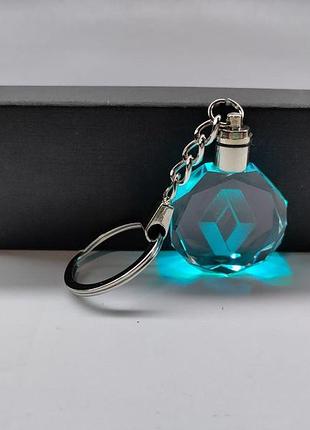 Led брелок кристал renault