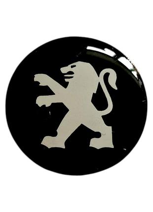 Наклейки - логотип peugeot для авто та ключів d=12,6мм, d=15мм, 2шт