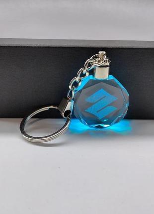 Led брелок кристал suzuki
