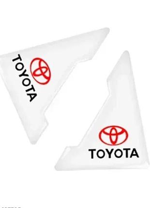 Уголки накладки на двери автомобиля toyota для защиты от сколов, царапин и вмятин