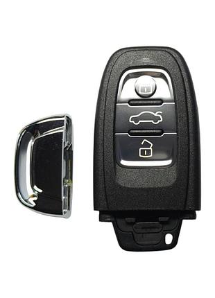 Корпус ключа audi на 3 кнопки, a4, s4, rs4, a5, s5, rs5, a6, a7, a8, q5