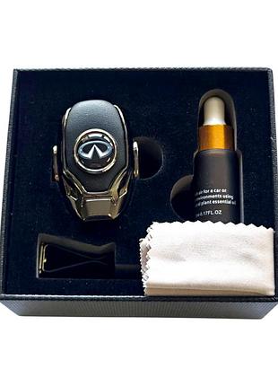 Ароматизатор в авто, автопарфюм infiniti, никель