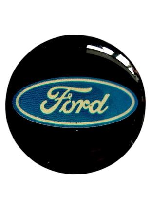 Наклейки - логотип ford для авто та ключів d=12,6мм, d=15мм, 2шт