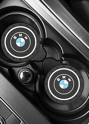 Антиковзаючий килимок в підстаканики bmw (бмв)