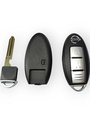Корпус ключа nissan на 3 кнопки