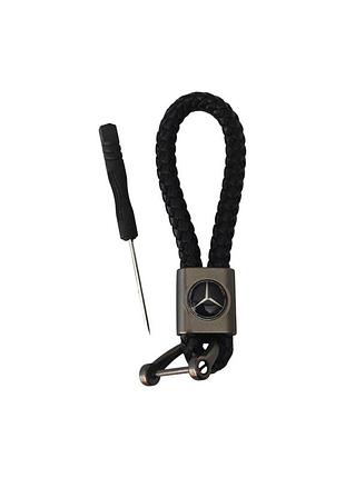 Брелок для автомобильных ключей mercedes, никель