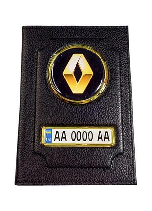 Обложка для автодокументов renault