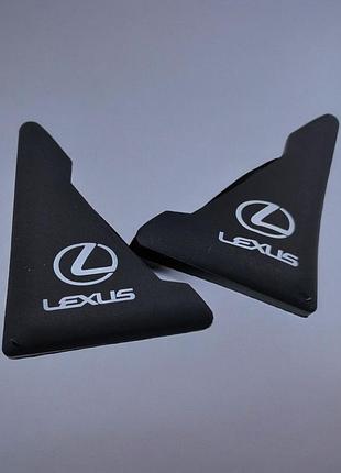 Уголки на двери автомобиля lexus для защиты от сколов, трафаретная печать