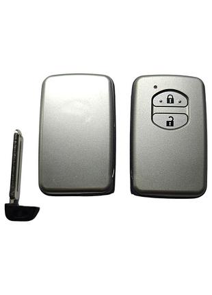 Корпус ключа toyota на 2 кнопки, land cruiser 200